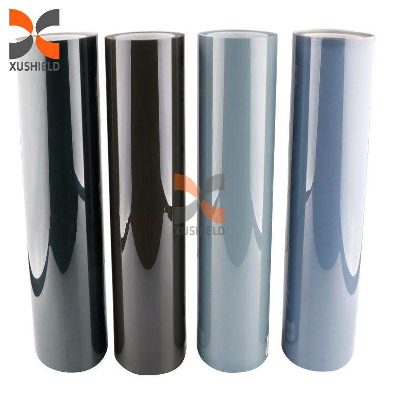 XUSHIELD Wysokiej jakości TPH TPU Farby samochodowe Tint Film Light Czarny dym Czarny ogon Light Farby Tint Film