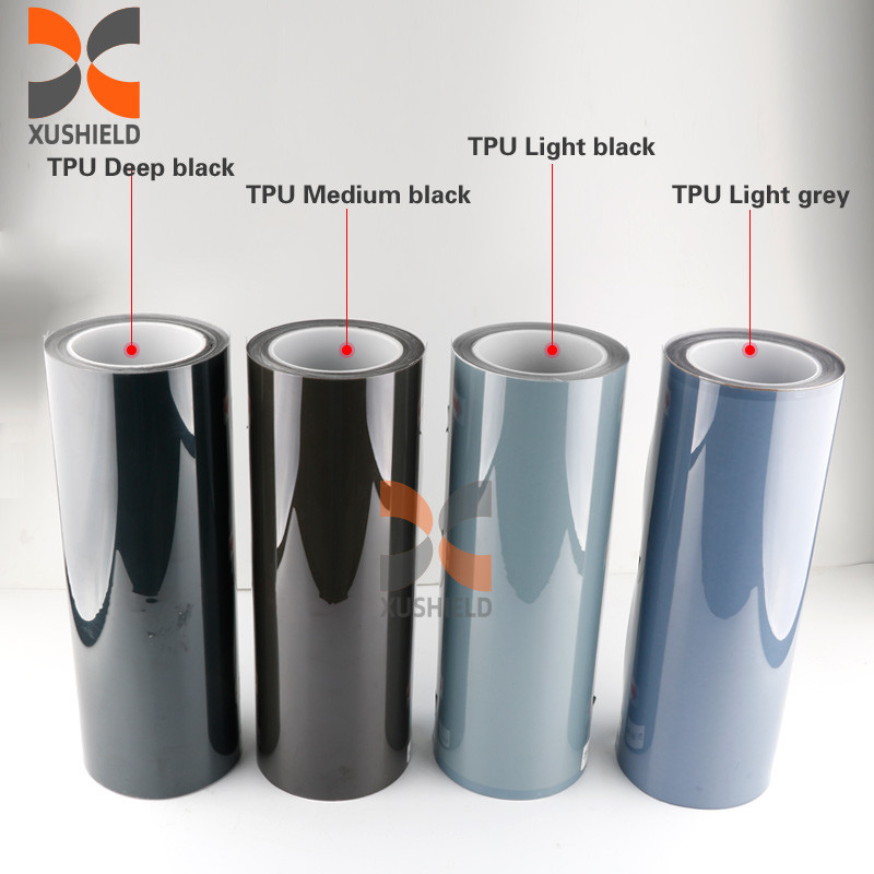 Samorehabilitujący się przeciw zadrapania głowa lampy Dekoracja Piaskoodporny Vlt 30% Fotochromatyczny Dym Tpu Film reflektorów