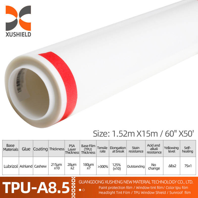 XUSHIELD Producent Wholesale Clear Car Film Samoprzylepny Film Ochronny TPU PPF