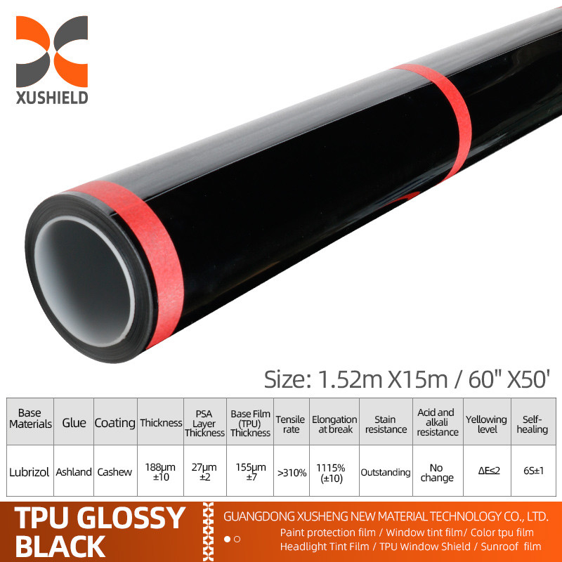 XUSHIELD Producent Wholesale Clear Car Film Samoprzylepny Film Ochronny TPU PPF