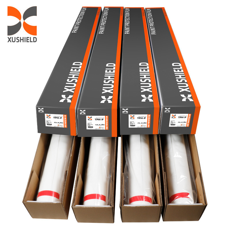 XUSHIELD 7 Mil 6 Mil PPF Film przeciw zadrapaniach samorehabilitujący się PPF TPH Gloss Clear Car Body PPF Protective Paint Film dla samochodów