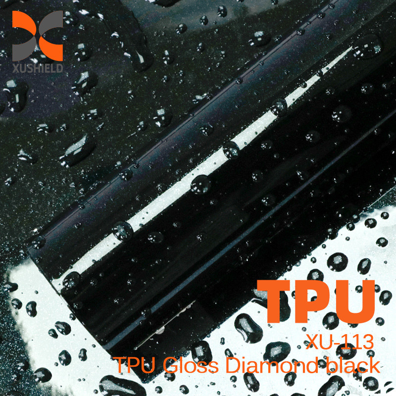TPU Gloss Diamentowy czarny 5 lat gwarancja 6Mil Wysokiej jakości Gloss Mat PPF TPU Self Healing Film Ochronny Farby samochodowej