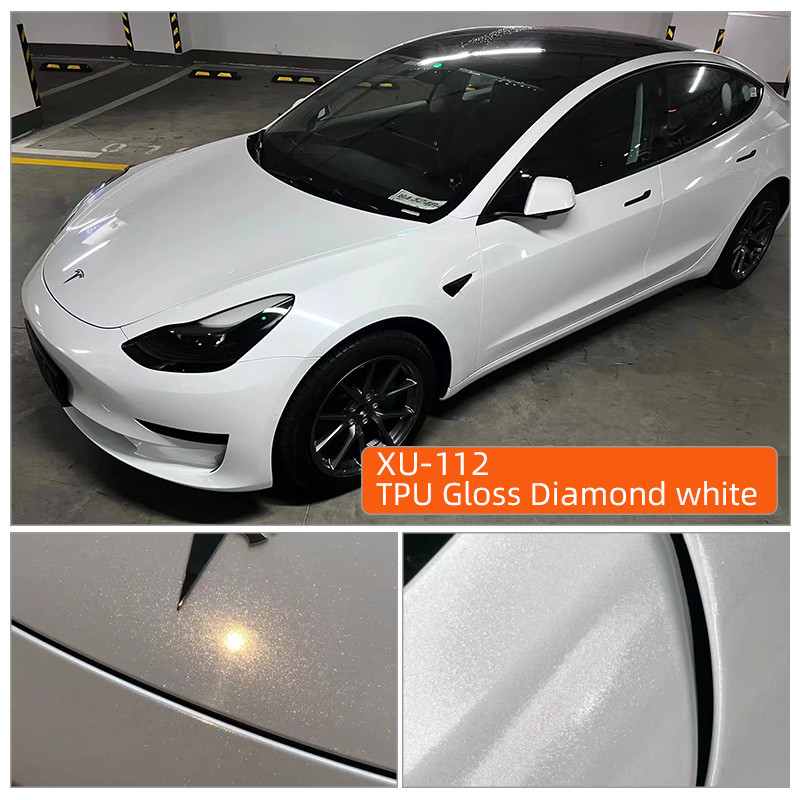 TPU Gloss Diamentowy biały PPF Film Ultimate Plus Przejrzysty Film Ochronny dla Samochodu Maty Czarny TPU Film Ochronny Farby