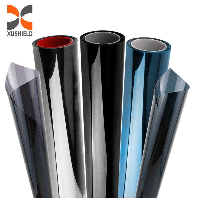 1.52*30m UV PROOf Bezpieczeństwo Producent samochodów Bezpieczeństwo 2 warstwy Carbon Roll Automotive Glass Window Film Farbowanie słoneczne