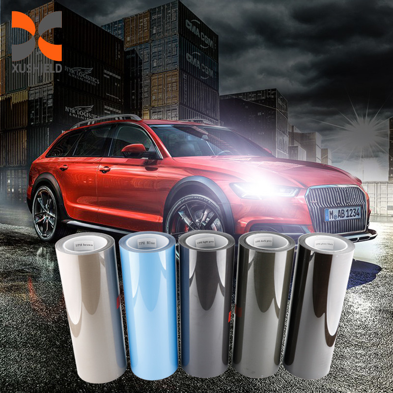 Przejrzysty reflektor motocyklowy Automobile Dark Black Tail Light Led Car Headlight Tint Film TPH Lamp Protective Film
