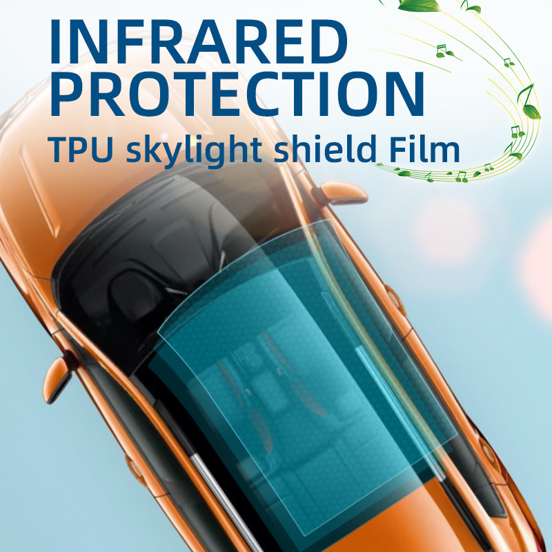 Błyskawiczny ochronny dach przeciwsłoneczny TPU PPF Szklane szyby samochodowe Szklane okna Tint Film słoneczny Film dachowy samochodowy