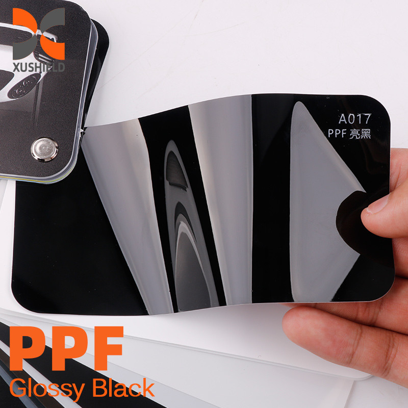 1.52x15m TPU Błyskotliwe białe pęcherzyki winylowe bez opakowania Błyskotliwe niebieskie szare ochrona farby Smart Tint PPF Samochodowy film zmieniający kolor TPU tph PPF kolor